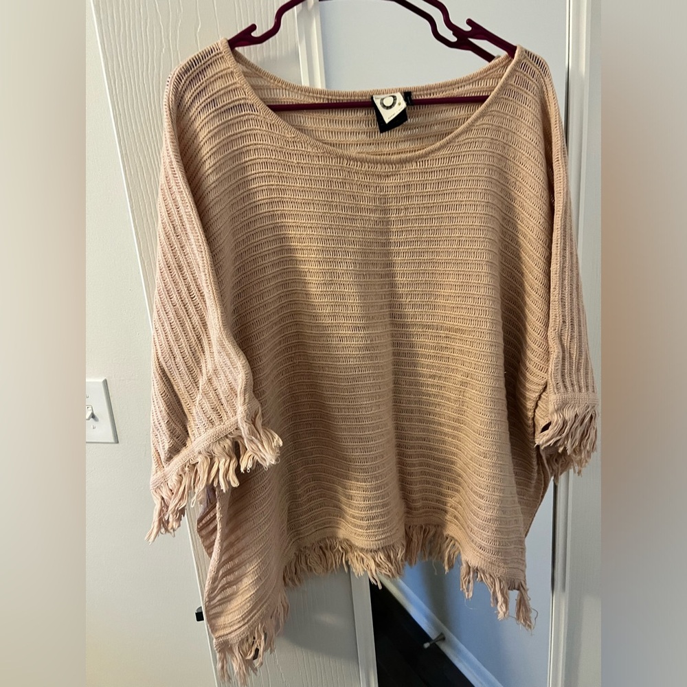 Anthropologie Akemi + Kin sweater with fringe